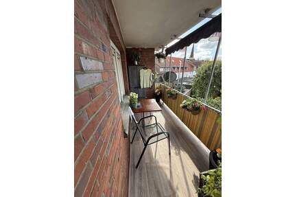 Dülmen: 3,5 Zimmer mit Balkon direkt an der Fußgängerzone - 64,08 m²