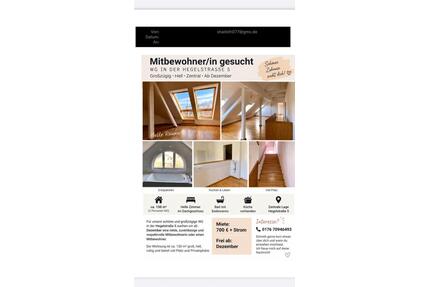 WG in Zentrum von Weimar - 700,00&nbsp;EUR Kaltmiete, ca.&nbsp; 150,00&nbsp;m&sup2; in Weimar (PLZ: 99423)