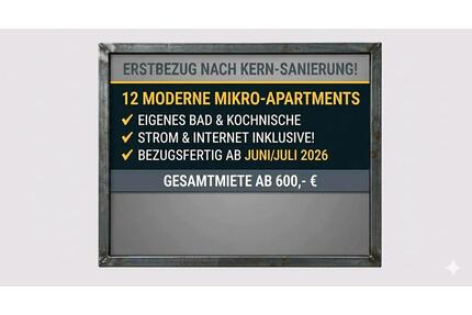 Erstbezug in Koblenz‼️ – Modernes 1 Zimmer Apartment