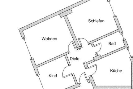 Vollmöblierte 3,5 -Erdgeschosswohnung in Frohnhausen - Essen Stadtbezirk III