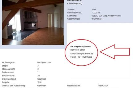 Dachgeschosswohnung mit hohem Wohlfühlcharakter im Stadtzentrum - Wegberg