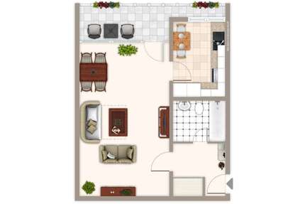 Wohnung zum Mieten in Mönchengladbach 439,00 € 44.27 m²