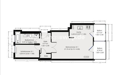 Wohnungsswap - 2 Zimmer, 54 m² - Friedenstraße, Friedrichshain, Berlin