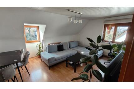 2 Zimmer DG Wohnung in ruhiger Lage ab 01.05. frei - Stuttgart Bad Cannstatt