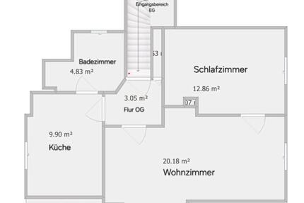 Sanierte 2 Zimmer Wohnung in StuhrBrinkum im Zweifamilienhaus