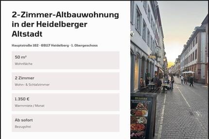 Zimmer Altbauwohnung in Heidelberg Altstad