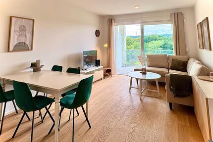 Neubau - 3 Zimmer Wohnung mit Moselblick möbliert zur Kurzzeitmiete - Trier Feyen-Weismark
