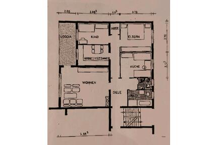 4 Zimmer KDB, 108 qm Westende Bad & WC, Kaminofen - Herdecke