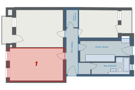 WG-Zimmer in Berlin 619,00 € 23 m²