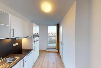 ** Vollmöbliertes 2-Zimmer-Apartment mit moderner EINBAUKÜCHE und französischem BALKON ** - Leipzig Südost
