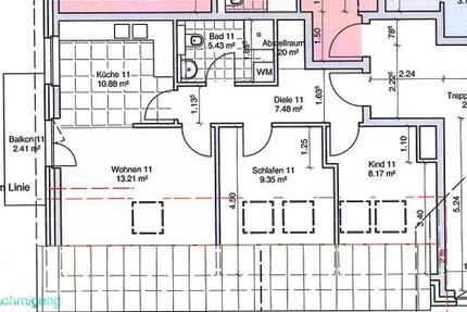 3-Zimmer Wohnung DG - Neubau - 700,00&nbsp;EUR Kaltmiete, ca.&nbsp; 58,23&nbsp;m&sup2; in Marschacht (PLZ: 21436)
