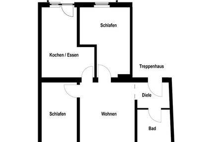 Charmante Altbauwohnung im 1.OG mit Balkon und idealer Anbindung - Mönchengladbach West