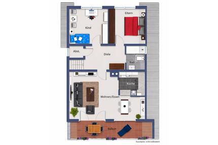 Helle, frisch sanierte 3 Zimmer Wohnung in Menden Bösperde - Menden (Sauerland)