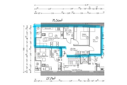 3 Zimmer Wohnung - 1.096,00&nbsp;EUR Kaltmiete, ca.&nbsp; 75,50&nbsp;m&sup2; in Paderborn (PLZ: 33106) Elsen