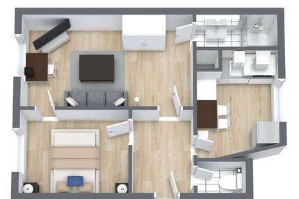 Wohnen auf Zeit in Frankfurt am Main 1.270,00 €