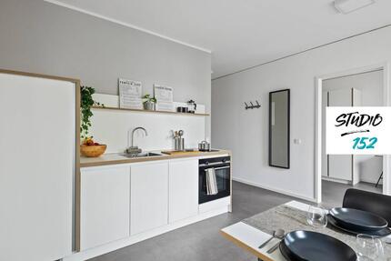 STUDENTS ONLY: Möbliertes Zimmer in 2er-WG mit EBK, ALL-IN-MIETE, UVM. bei STUDIO 152 im Wiesbadener Rheingauviertel