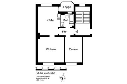 2-Zimmer-Wohnung in Essen Frohnhausen bald bezugsfertig renoviert!