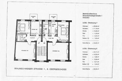 2 Zimmer Küche Bad Balkon in Pieschen zu vermieten - Dresden Neustadt