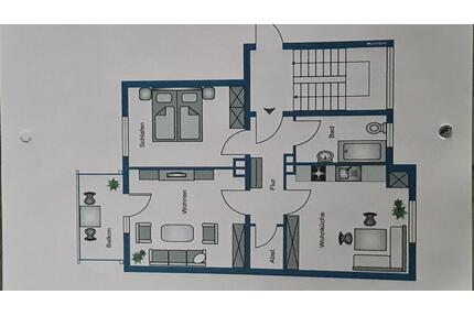 Schöne 2 - Zimmer Wohnung mit Balkon in Wesseling