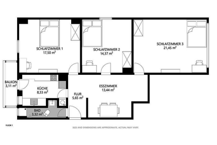 WG-Zimmer in Stuttgart 790,00 € 15 m²