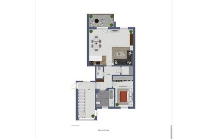 Möblierte Neubauwohnung in Göggingen - Augsburg Bergheim
