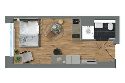 Wohnen auf Zeit in Münster 1.108,00 €