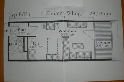 Helles 1-Zimmer App 30m² in Marburg-Wehrda ab 1.April frei - Kirchhain