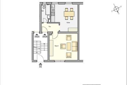 Wohnung zum Mieten in Essen 341,00 € 42.55 m²