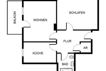 Wohnung zum Mieten in Gelsenkirchen 407,00 € 58.07 m²