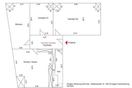 Charmante 3-Zimmer-Altbauwohnung im Herzen von Elsey - Hagen Hagen-Nord