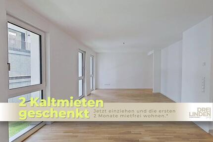 2 NKM frei: Höhere Wohnqualität durch besseres Raumgefühl in dieser 2-Zimmer-Neubauwohnung im Projekt 