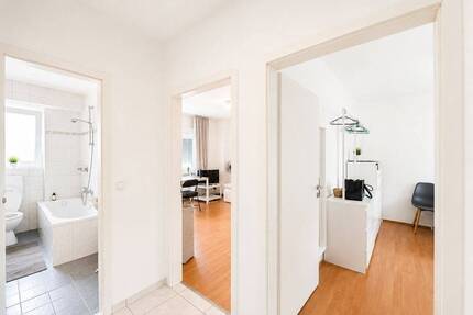 WG-geeignete 2-Zimmer-Wohnung mit Balkon |Möbliert & All-Inclusive-Miete - Mannheim Neckarstadt