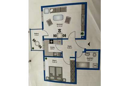 WG-Zimmer in München 1.200,00 € 22 m²