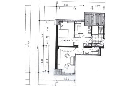 2-Zimmer-Wohnung mit separater Wohnküche in ruhiger Seitenstraße - Gelsenkirchen Gelsenkirchen-Mitte