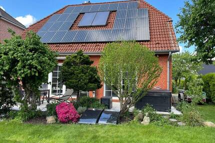 Exklusive 3,5-Zimmer Wohnung, Kamin & Whirlpool, Garten, möbliertteilmöbliert in HamburgNeuland - Hamburg-Neuland