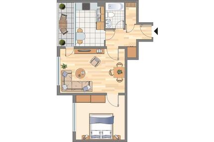 Demnächst frei! 2-Zimmer-Wohnung in Dortmund Hörde (WBS für 65m² erforderlich!)