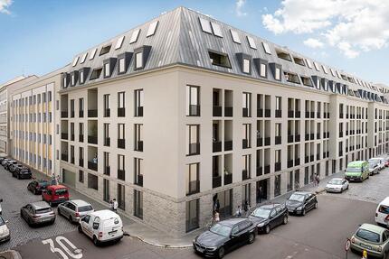 Moderne Neubau-2-Zimmer-Wohnung mit Loggia und EBK in zentraler Lage - Leipzig Mitte