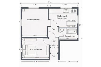 2,5 Zimmer | Essen Holsterhausen | EBK | Wohnung | Uniklinik