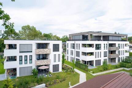 Neuwertige 3 Zimmer Wohnung mit großer Sonnenterrasse und traumhafter Südausrichtung - Tettnang