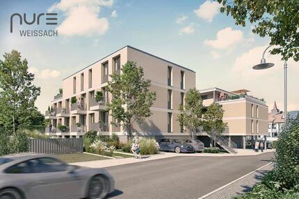 2,5 - Zimmer - Neubau - Levelwohnung mit Aufzug und Balkon A2.1 - Weissach