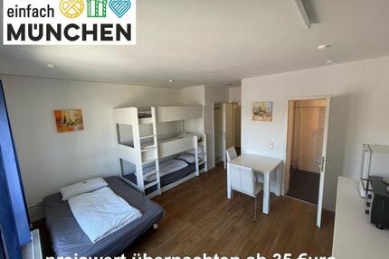 Bright central studio apartment in Munich top public transport - München Bogenhausen