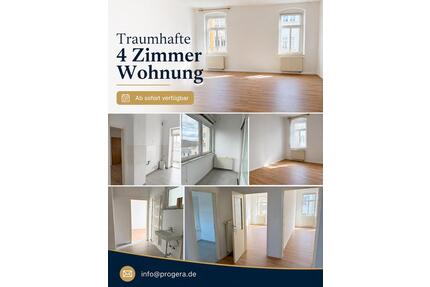 Traum 4 Zimmer Wohnung - Frisch Renoviert Wohnung in Gera mieten