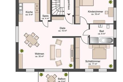 Erstbezug Neubau Vermietung 3,5 Zimmer Wohnung in 85244 Röhrm - Röhrmoos