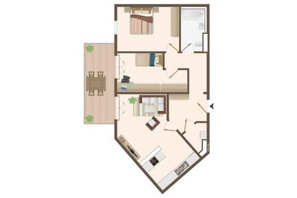 Wunderschöne 3-Raum Wohnung mit Wasserblick! - Rostock