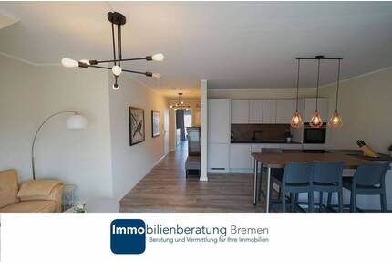 Möblierte 2-Zimmer Wohnung mit zwei Balkonen - Bremen Woltmershausen