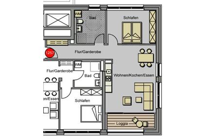 2 Zimmer Wohnung im 5. OG 680 Euro - Tuttlingen