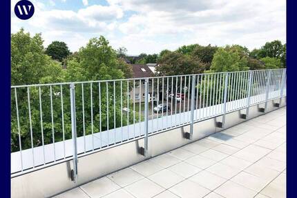 PENTHOUSE-FEELING! 2 Zimmer & Dachterrasse mit Blick ins Grüne, Einbauküche, Aufzug - Bonn Vilich