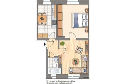 Wohnung zum Mieten in Bochum 369,00 € 43.56 m²