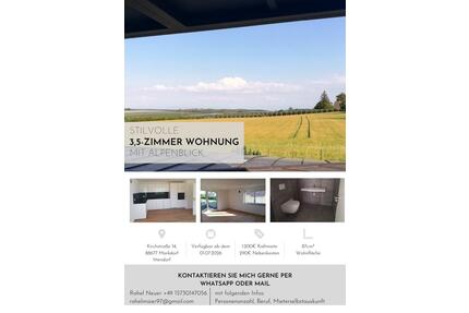 Stilvolle 3,5 Zimmer Wohnung mit Alpenblick - Markdorf