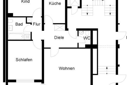 Wohnung zum Mieten in Wuppertal 384,00 € 79.25 m²